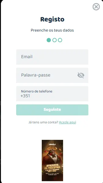 Gestão da sua Conta no LEBULL